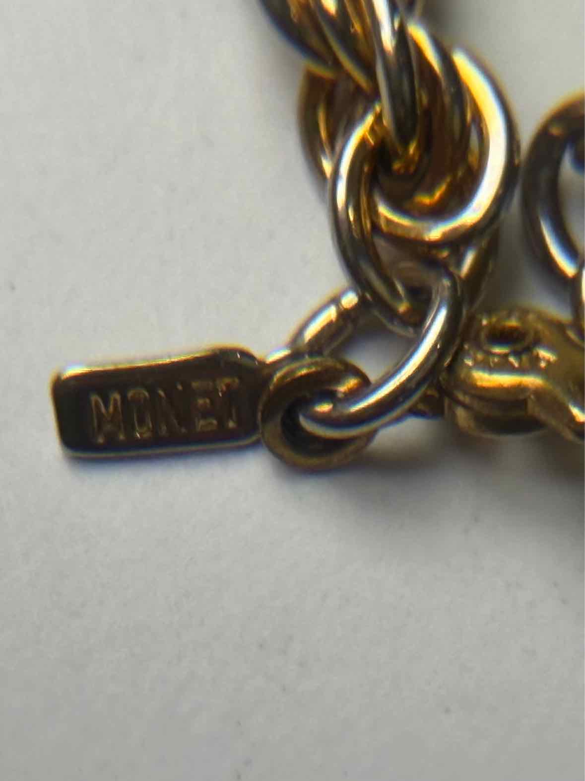 Monet Gold Tone Bracelet