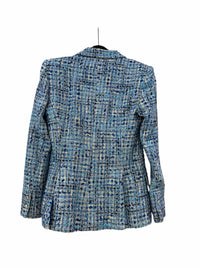 L'Agence Blue Multi Size 2 Blazer