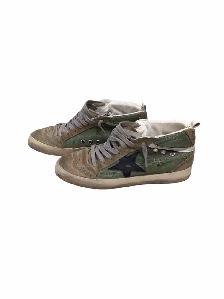 Golden Goose green and tan Size 37 Shoes