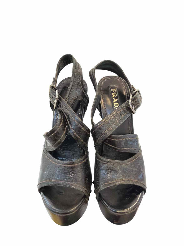Prada Black Size 38.5 Shoes