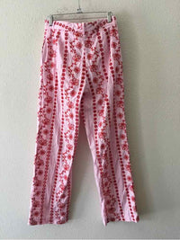 Zara Pink and Red Size S Pants