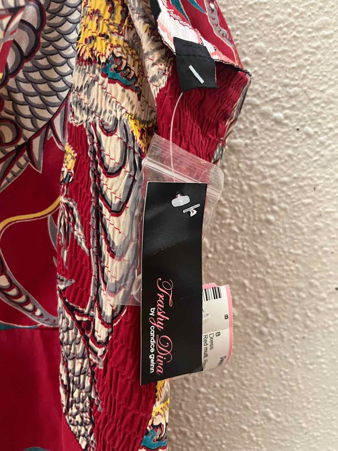 Trashy Diva Red multi Size 10 Dress