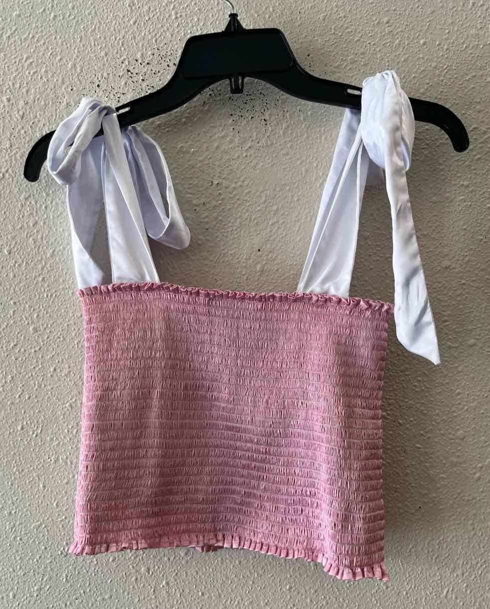 KOCH Pink and White Size S Shirt