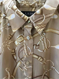 Lauren Ralph Lauren Beige and Cream Size 6 Dress