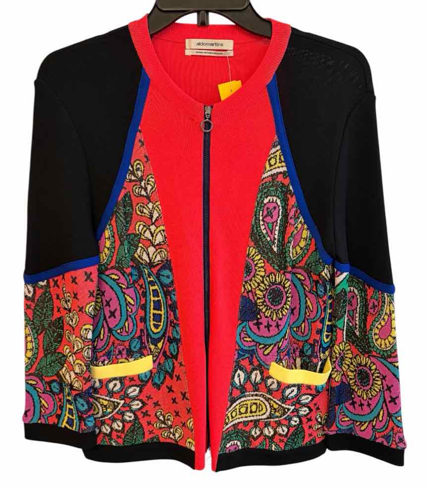 aldomartins Black Multi Size 6 Cardigan