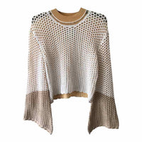 Chloe Yellow and white Size M Sweater
