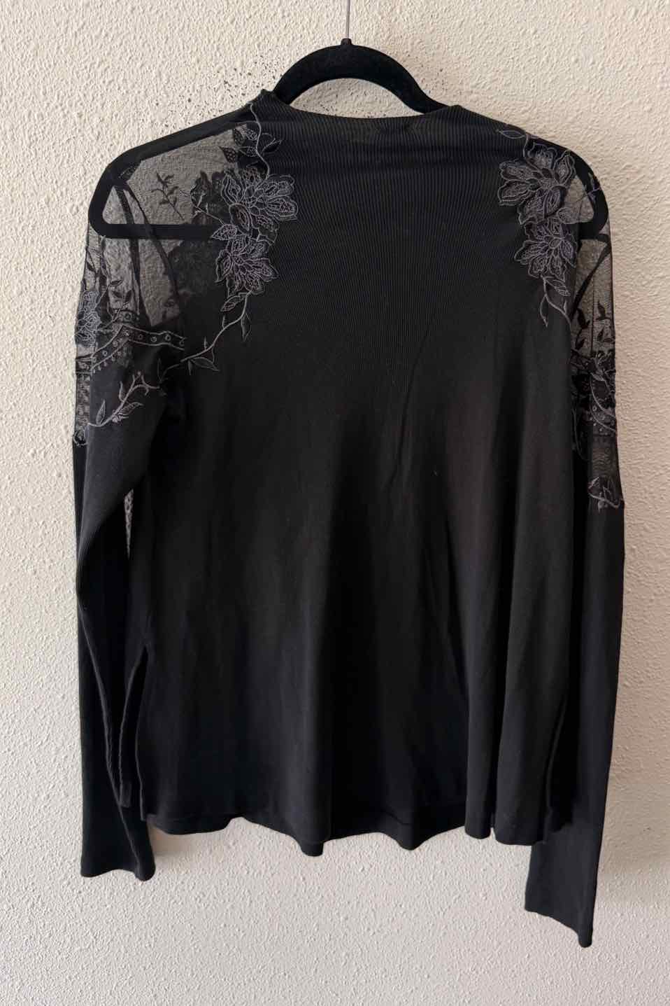 Free People Black and purple Size S Shirt
