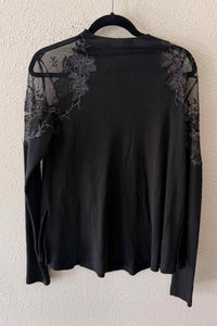 Free People Black and purple Size S Shirt