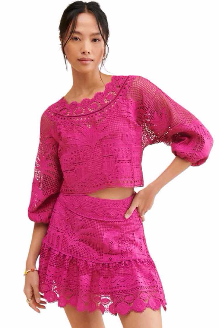 farm rio Hot Pink Size S Shirt