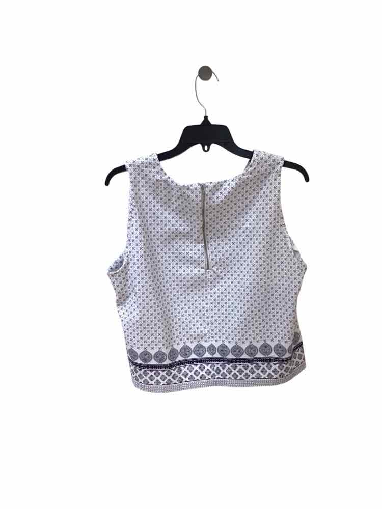 Cynthia Rowley White and navy Size XL Shirt