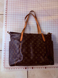 Louis Vuitton Brown and Tan Handbag