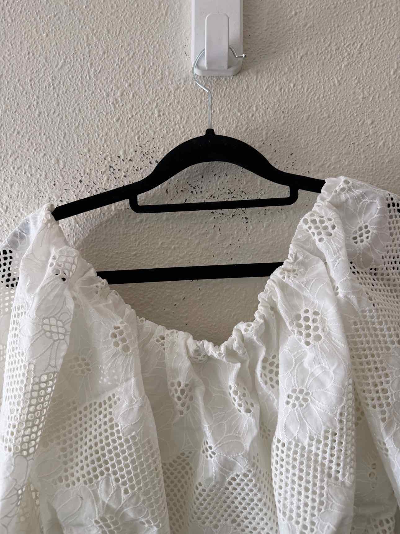 Pearl by Lela Rose Ivory Size L Shirt