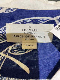 Trovata Navy and White Size S Shirt