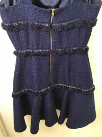 Amanda Uprichard Navy Blue Size XS Dress