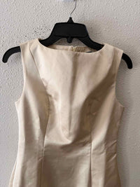 Pretty Little Thing Champagne Size 6 Dress