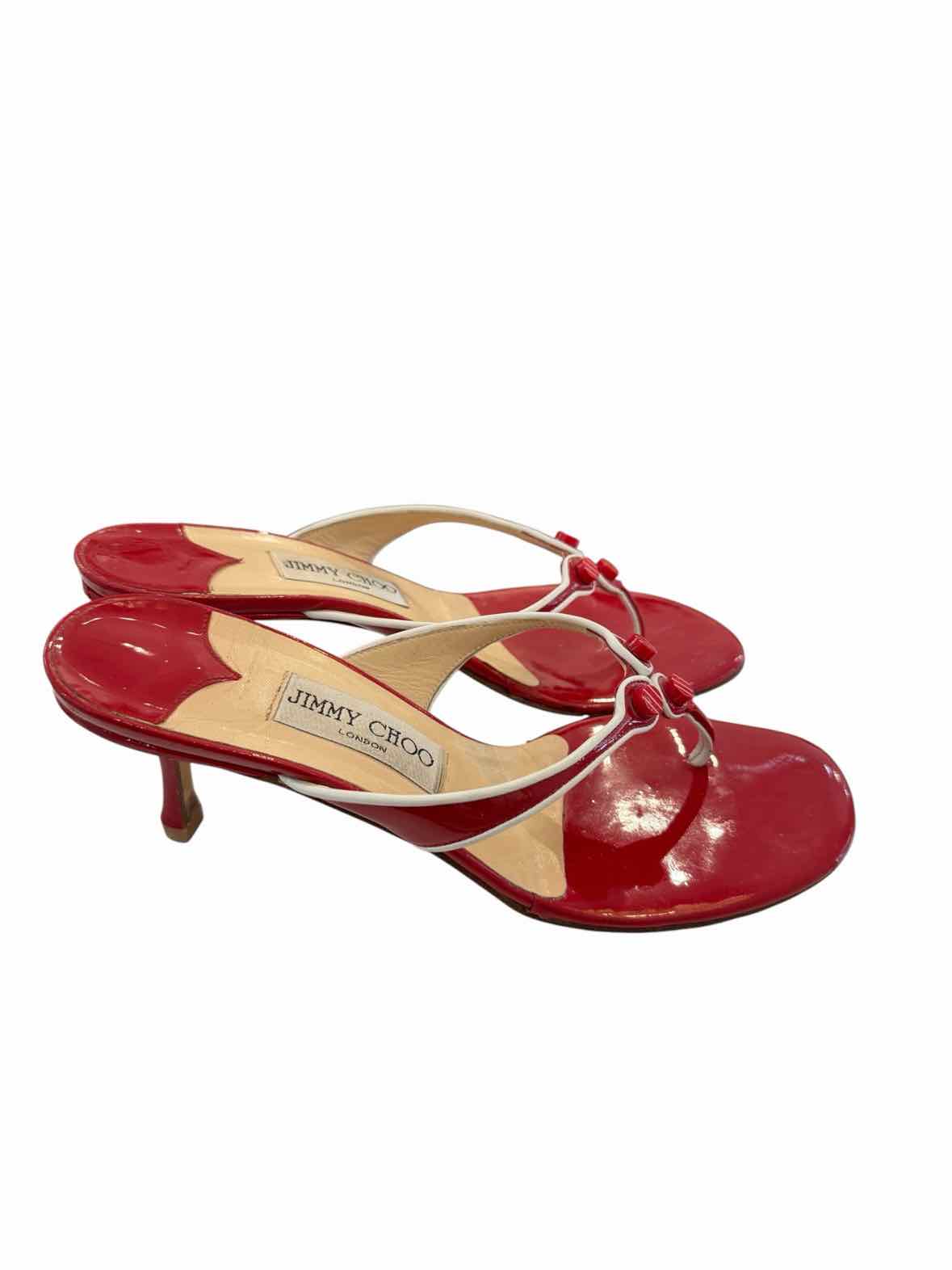 Jimmy Choo Red Size 38.5 Shoes