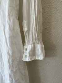 120% Lino White Size 12 Dress