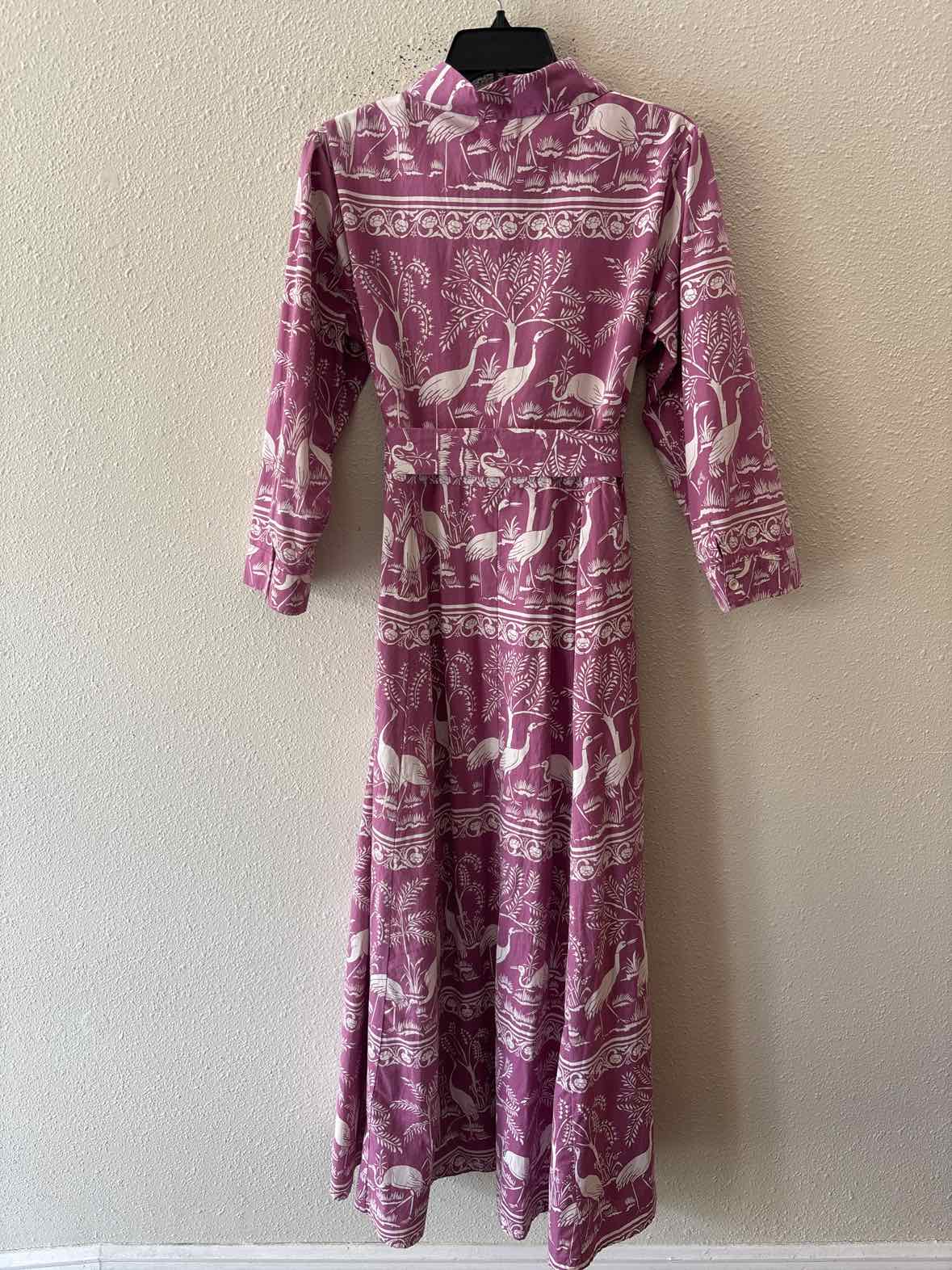 Beyond by Vera Purple and White Size L Dress