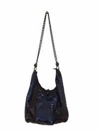 Gucci Galaxy Python Dark Blue Handbag
