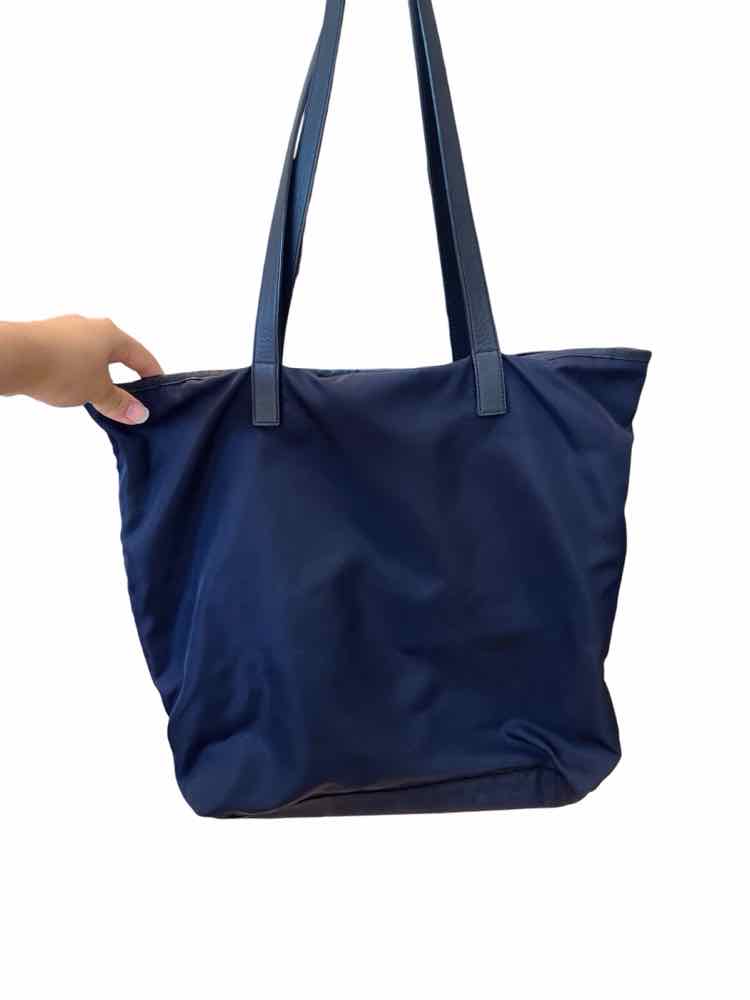 Prada Classic Nylon Tote Bag Navy Blue Handbag