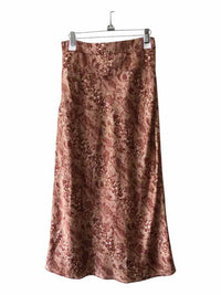 Free People Orange and Cream Size 6 Skirt