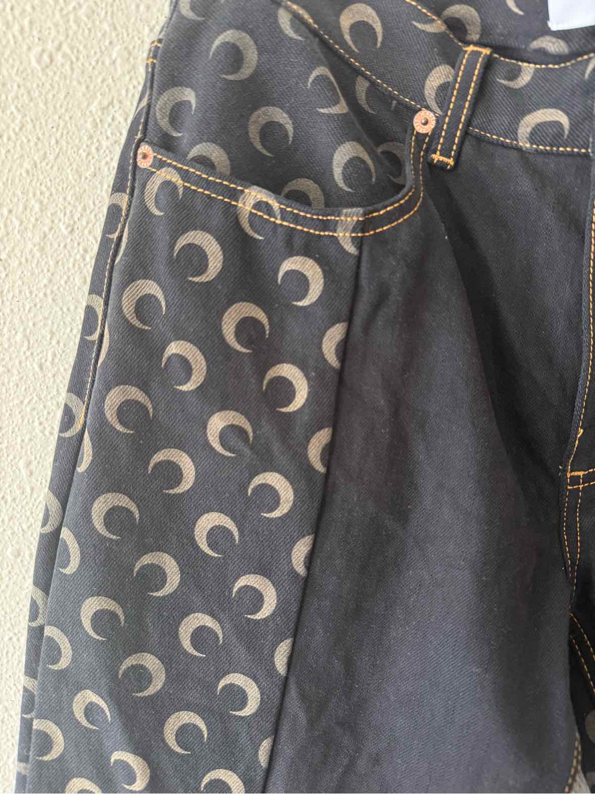 marine serre Black and tan Size XL Jeans