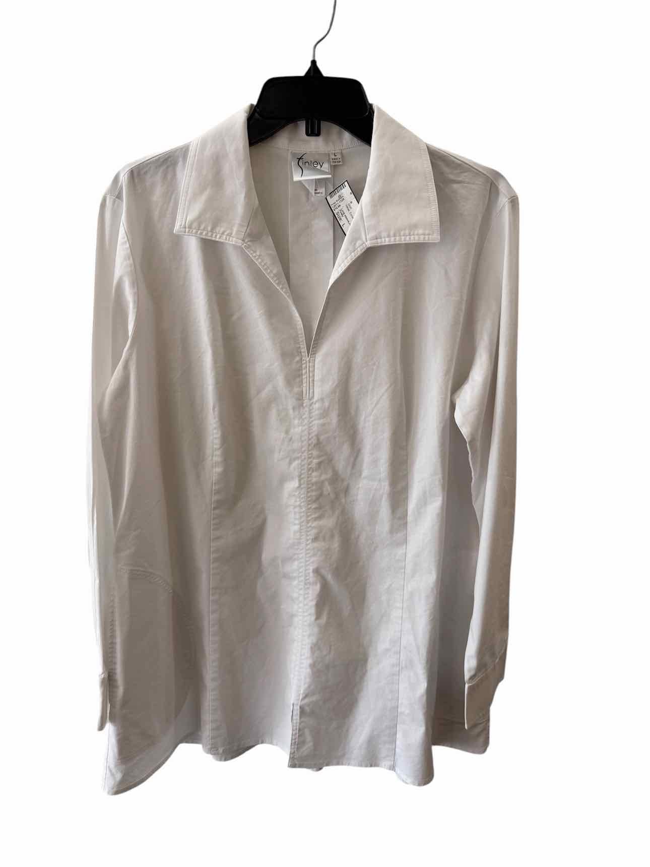 Finley White Size L Shirt