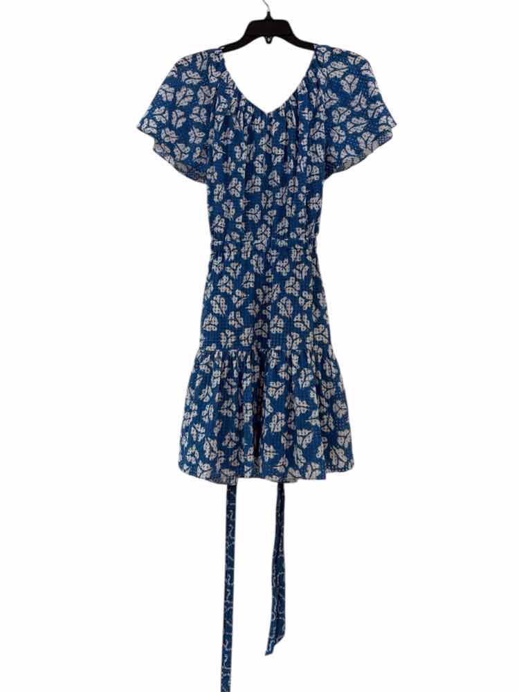 Rebecca Taylor Blue and White Size L Dress Swap Boutique Rebecca Taylor Blue and White Size L Dress Swap Boutique