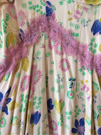 Urban Outfitters Cream Multi Size XS Dress