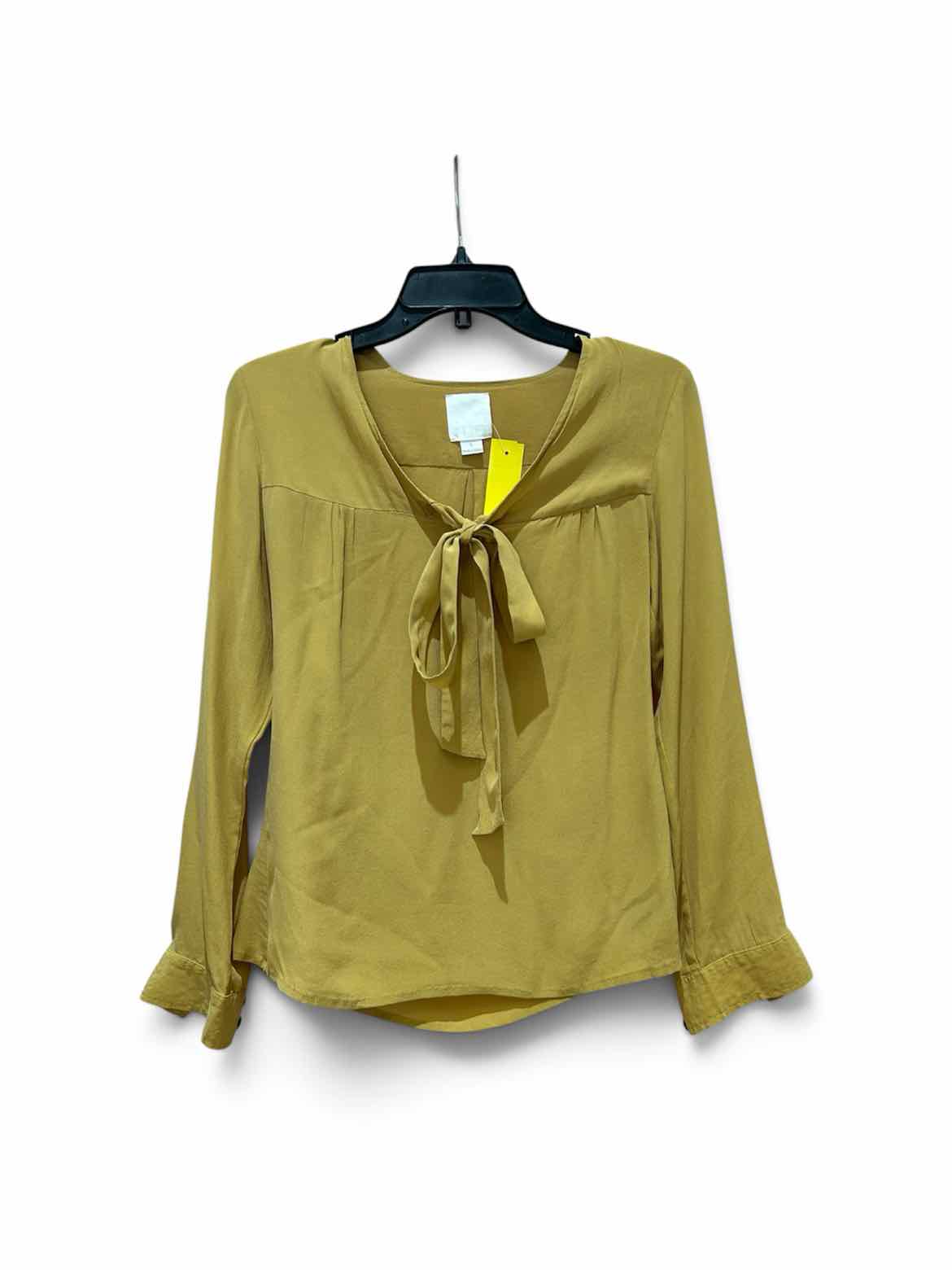 Line + Dot Dark Yellow Size S Shirt