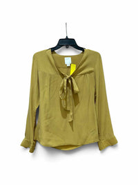 Line + Dot Dark Yellow Size S Shirt