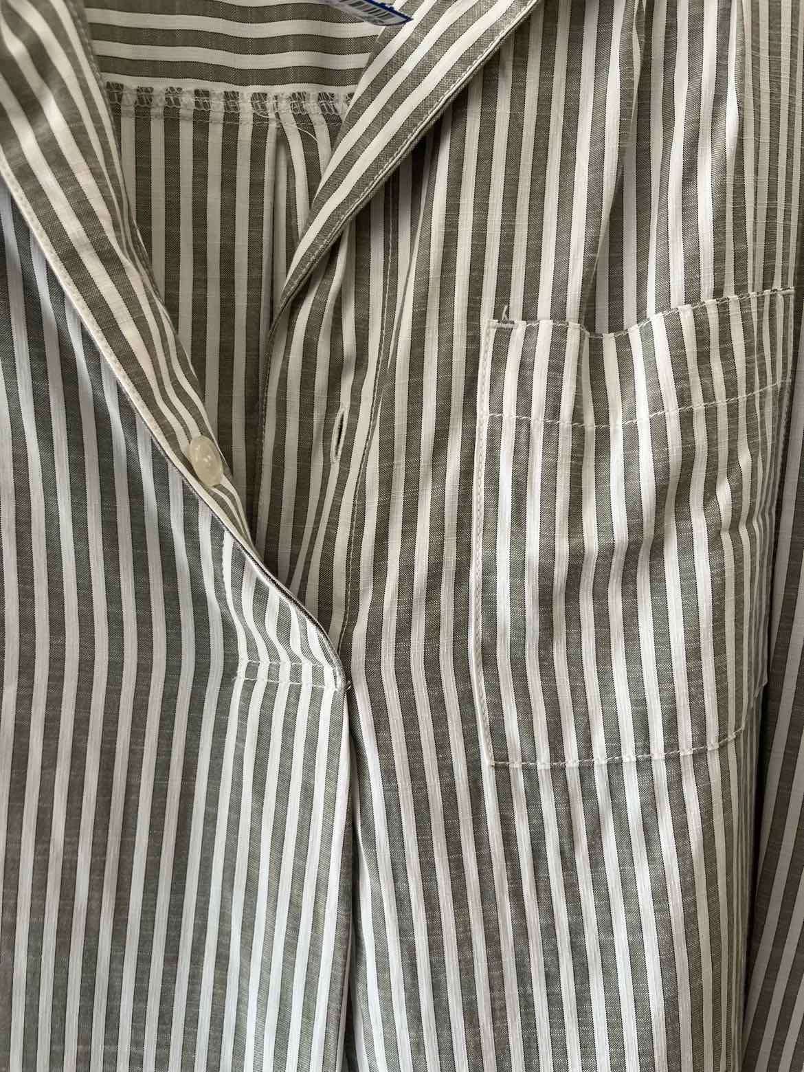 Max Studio Olive and White Size S Shirt