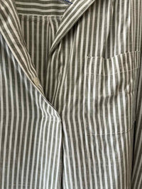 Max Studio Olive and White Size S Shirt