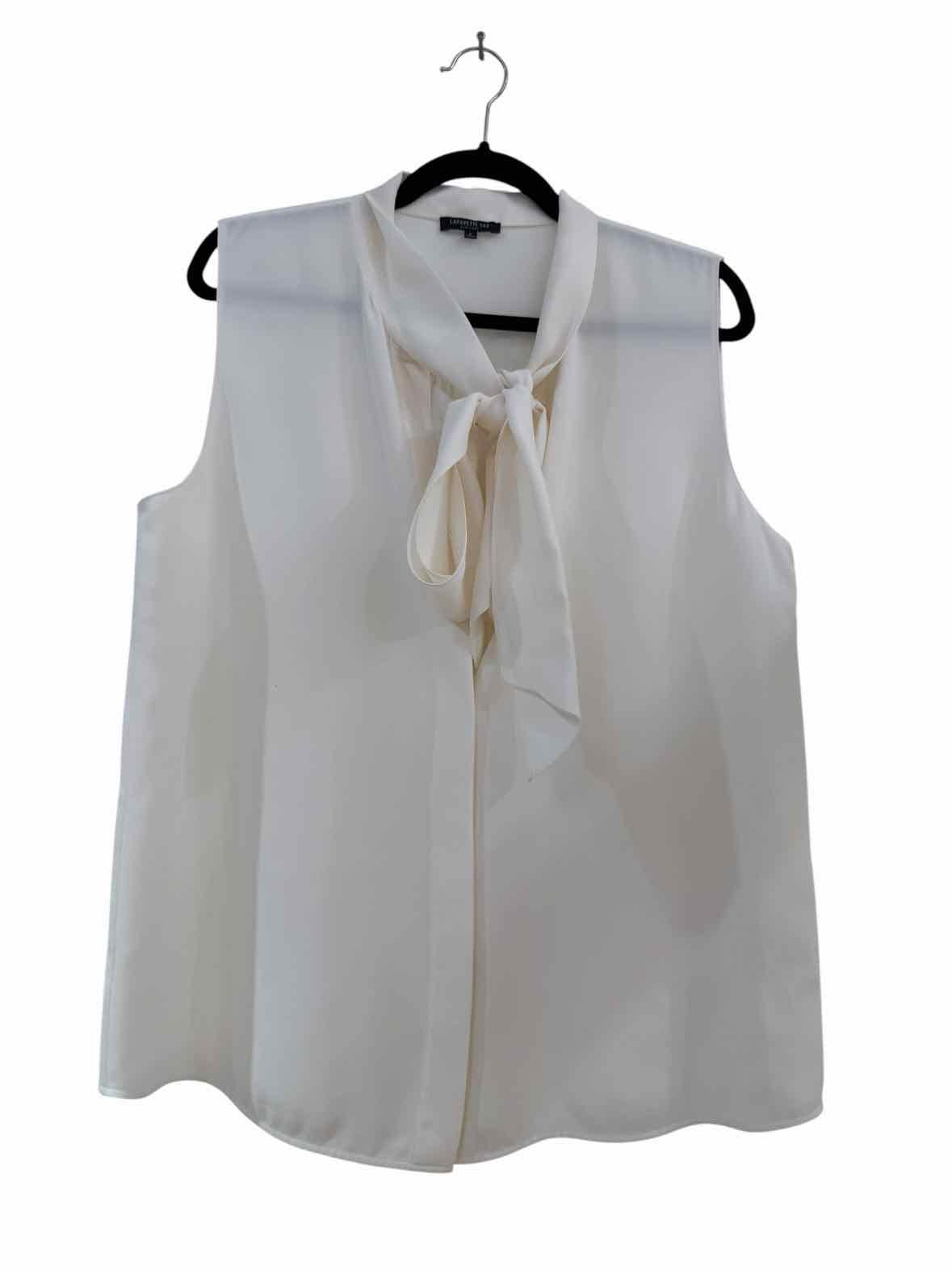 Lafayette 148 Ivory Size L Shirt