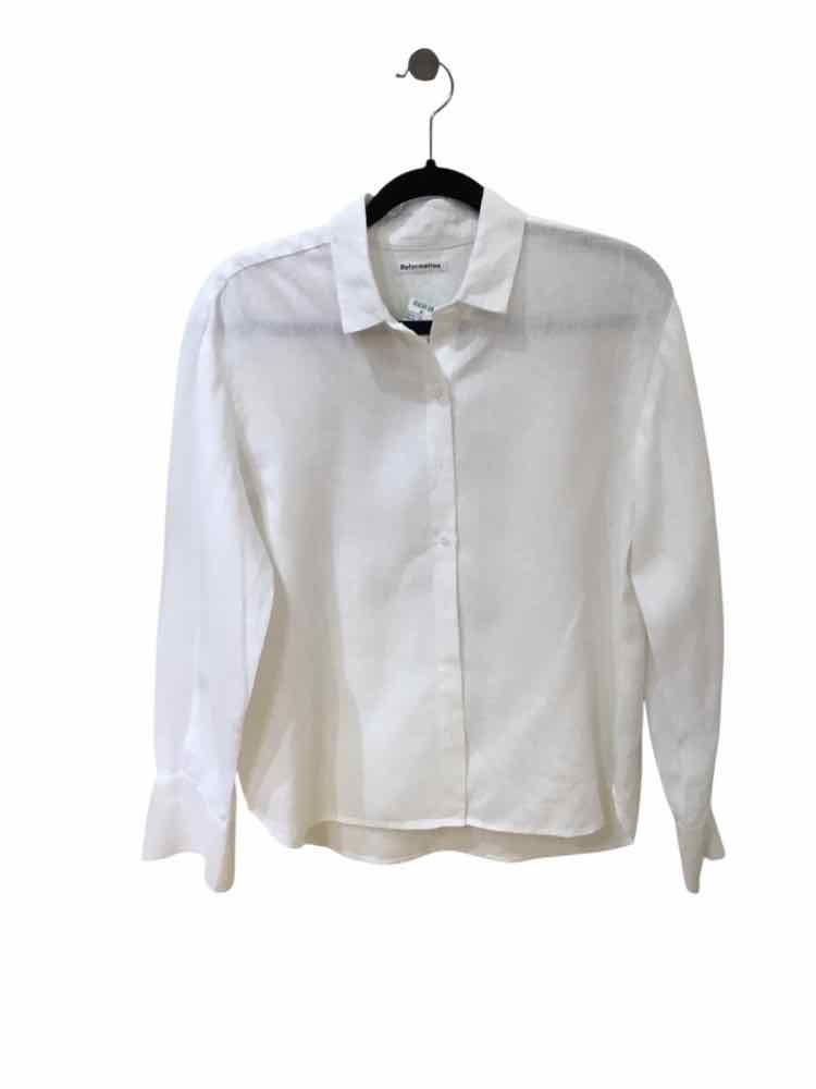 Reformation White Size S Shirt