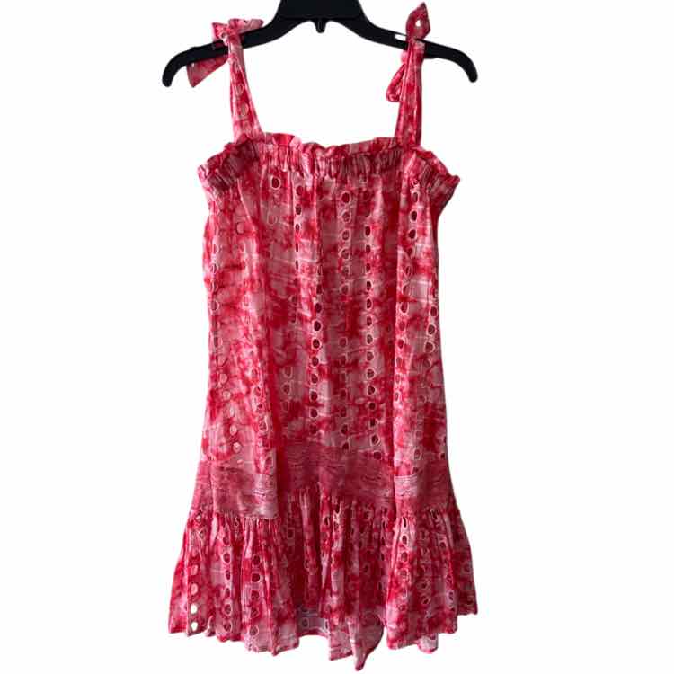 Ramy Brook Pink and White Size L Dress
