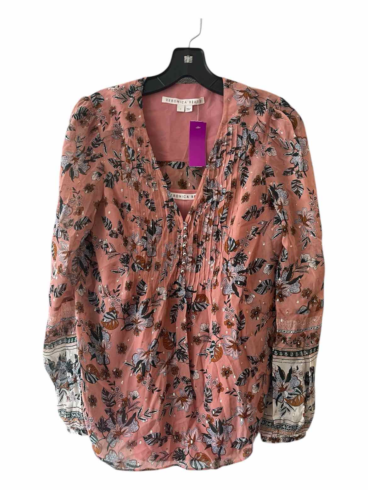 Veronica Beard Pink Multi Shirt
