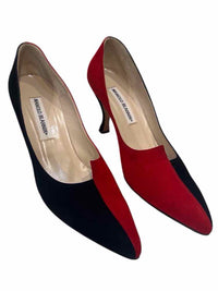 Manolo Blahnik black and red Size 38.5 Shoes
