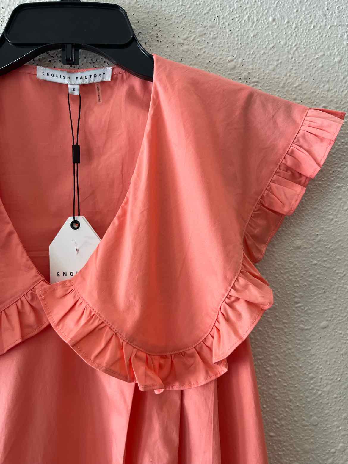 English Factory Coral Size S Dress