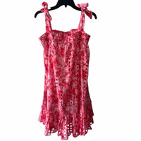 Ramy Brook Pink and White Size L Dress