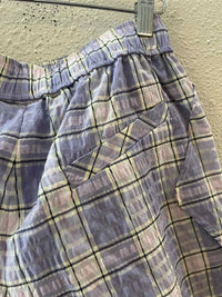 Ganni Purple and Cream Size 36 Shorts