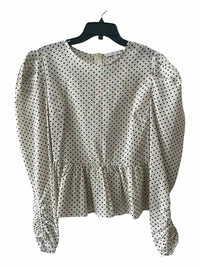English Factory Cream and Black Size M Shirt