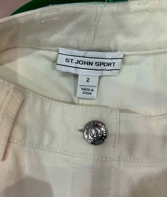 St John Sport Off White Size 2 Pants