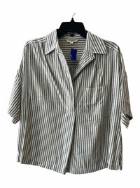Max Studio Olive and White Size S Shirt