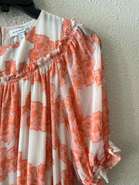 Current Air Orange and White Size S Dress
