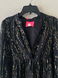 Lilly Pulitzer Black and Gold Size XS Dress