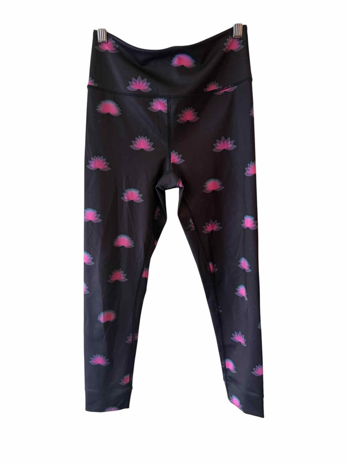 Free People Movement Black and Pink Size S Leggings