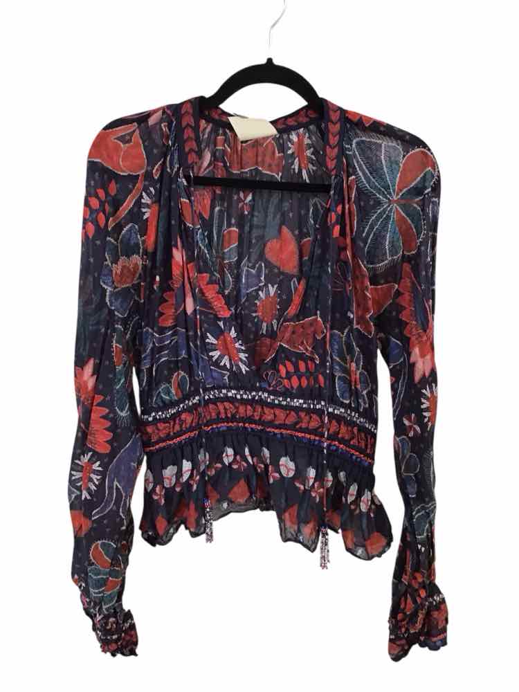 farm rio Blue and Red Size M Shirt