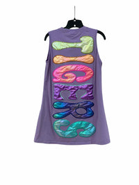 Queen of Sparkles Purple Multi Size S Dress