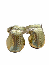 Jimmy Choo Gold and beige Size 39 1/2 Shoes